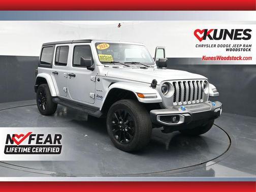 Silver Zynith Clearcoat 2023 Jeep Wrangler 4xe Sahara