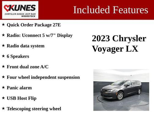 Granite Crystal Metallic Clearcoat 2023 Chrysler Voyager LX