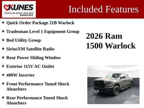 Canyon Lake 2026 RAM 1500 Warlock Crew Cab 4x4 5'7' Box