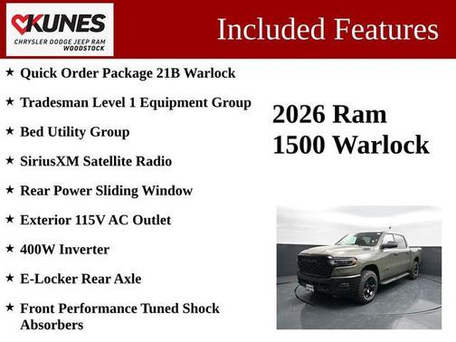 Canyon Lake 2026 RAM 1500 Warlock Crew Cab 4x4 5'7' Box