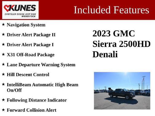 Black 2023 GMC Sierra 2500 Denali