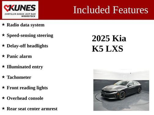 Interstellar Gray 2025 Kia K5 LXS
