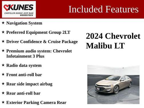 Mineral Gray Metallic 2024 Chevrolet Malibu FWD 2LT