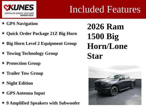 Forged Blue Metallic 2026 RAM 1500 Big Horn/Lone Star