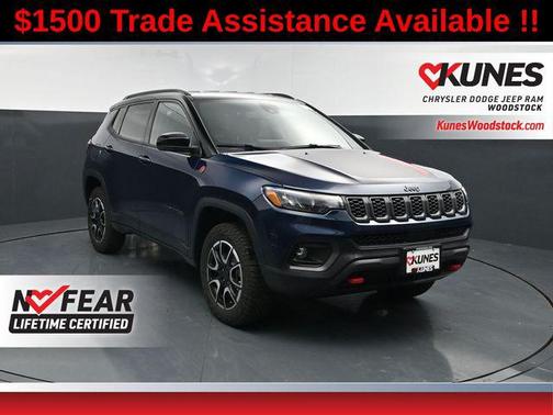 Fathom Blue Pearl Coat 2026 Jeep Compass Trailhawk
