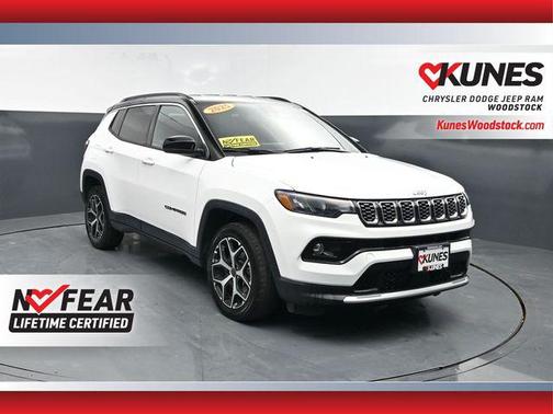 Bright White Clearcoat 2025 Jeep Compass Limited