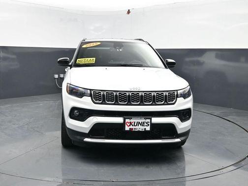 Bright White Clearcoat 2025 Jeep Compass Limited