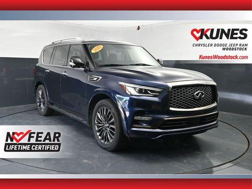 Hermosa Blue 2022 INFINITI QX80 PREMIUM SELECT AWD