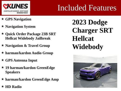 Plum Crazy Pearlcoat 2023 Dodge Charger SRT Hellcat Widebody Jailbreak