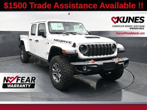 Bright White Clearcoat 2027 Jeep Gladiator Mojave X