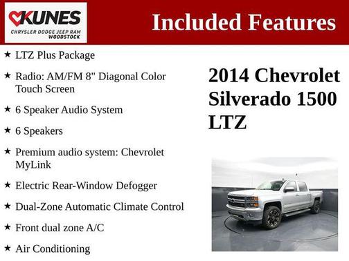 Silver Ice Metallic 2014 Chevrolet Silverado 1500 LTZ