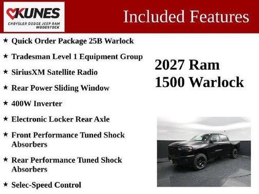 Diamond Black Crystal Pearlcoat 2027 RAM 1500 Warlock