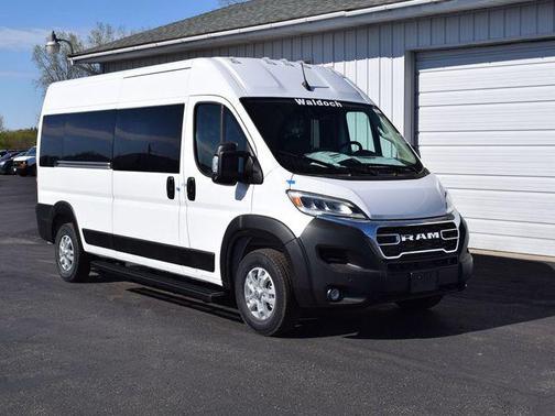 Bright White Clearcoat 2024 RAM ProMaster 3500 Window Van High Roof