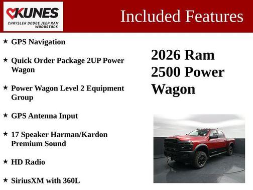 Molten Red Pearlcoat 2026 RAM 2500 Power Wagon