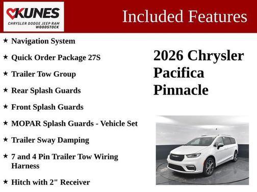 Bright White Clearcoat 2026 Chrysler Pacifica L