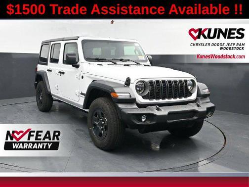 Bright White Clearcoat 2026 Jeep Wrangler Sport