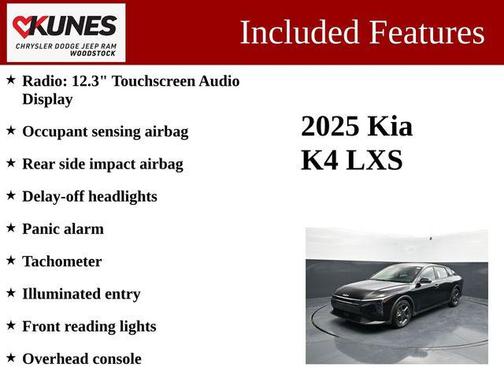 Aurora Black Pearl 2025 Kia K4 LXS
