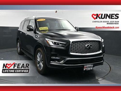 Black Obsidian 2022 INFINITI QX80 Luxe