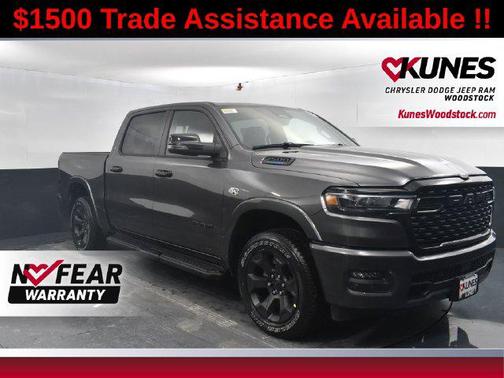 Granite Crystal Metallic Clearcoat 2026 RAM 1500 Big Horn/Lone Star