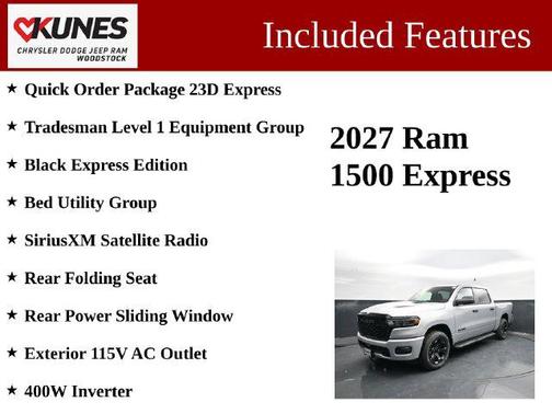 Silver Zynith 2027 RAM 1500 Express