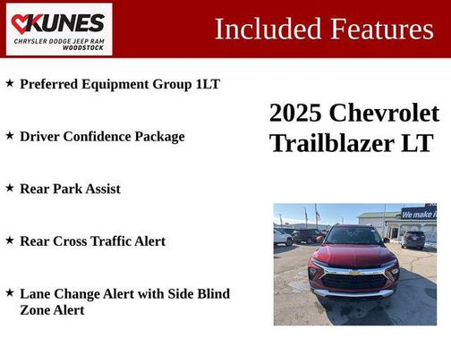 Crimson Metallic 2025 Chevrolet Trailblazer LT