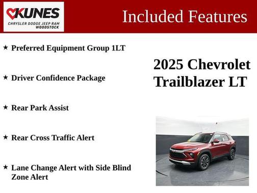 Crimson Metallic 2025 Chevrolet Trailblazer LT