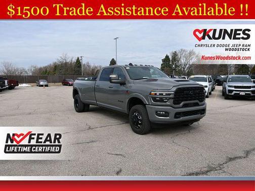 Ceramic Gray Clearcoat 2026 RAM 3500 Limited Crew Cab 4x4 8' Box