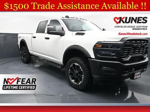 Bright White Clearcoat 2026 RAM 2500 Warlock Crew Cab 4x4 6'4' Box