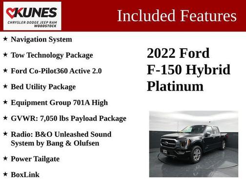 Black Metallic 2022 Ford F-150 Platinum