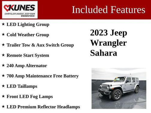 Silver Zynith Clearcoat 2023 Jeep Wrangler 4-Door Sahara
