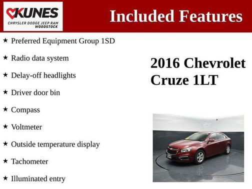 Siren Red Tintcoat 2016 Chevrolet Cruze Limited 1LT