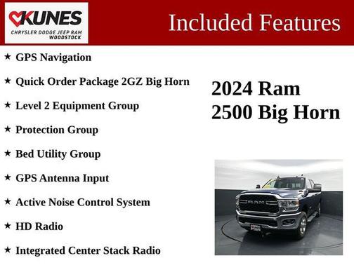 Patriot Blue Pearlcoat 2024 RAM 2500 Big Horn Crew Cab 4x4 6'4' Box