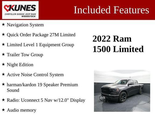 Granite Crystal Metallic Clearcoat 2022 RAM 1500 Limited