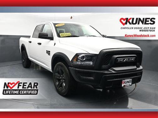 Bright White Clearcoat 2024 RAM 1500 Classic Warlock Crew Cab 4x4 5'7' Box