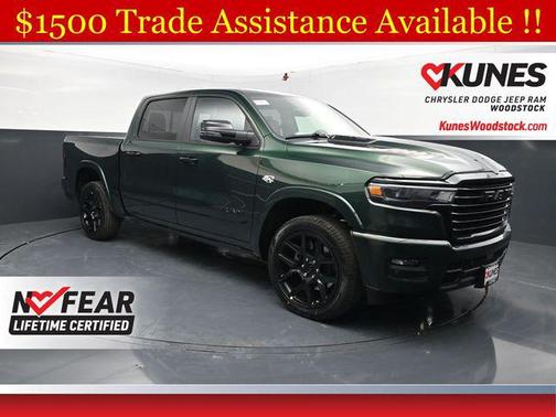 Serrano Green Metallic 2026 RAM 1500 Laramie