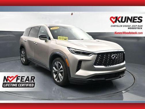 Warm Titanium 2023 INFINITI QX60 Luxe