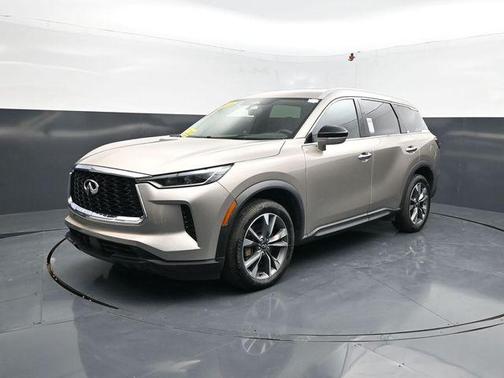 Warm Titanium 2023 INFINITI QX60 Luxe