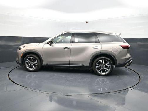 Warm Titanium 2023 INFINITI QX60 Luxe