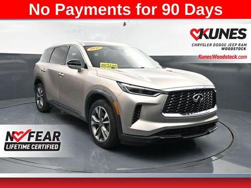 Warm Titanium 2023 INFINITI QX60 Luxe