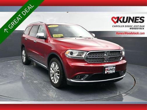 Deep Cherry Red Crystal Pearlcoat 2015 Dodge Durango Citadel
