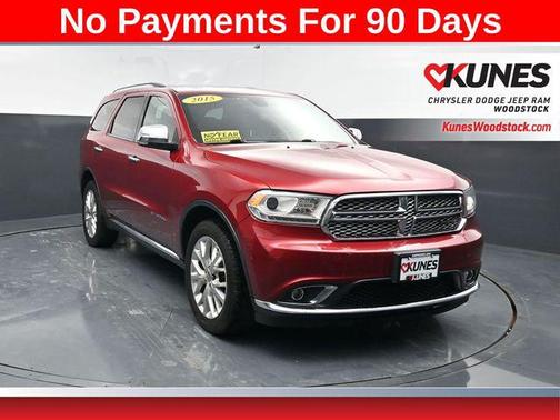Deep Cherry Red Crystal Pearlcoat 2015 Dodge Durango Citadel