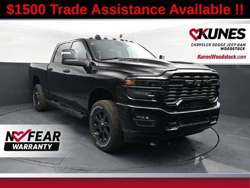 Diamond Black Crystal Pearlcoat 2026 RAM 2500 Black Express Crew Cab 4x4 6'4' Box