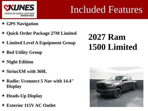 Granite Crystal Metallic Clearcoat 2027 RAM 1500 Limited