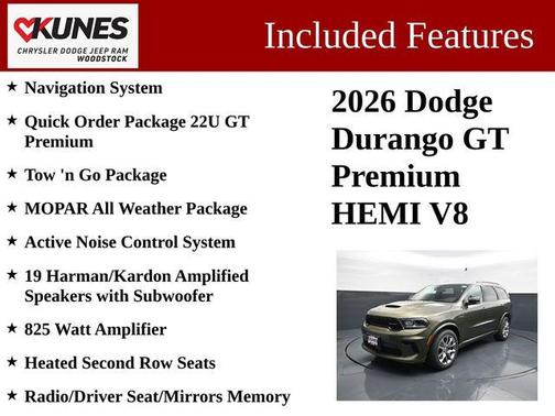 Green Machine 2026 Dodge Durango GT Premium HEMI V8