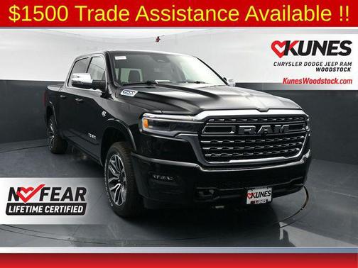 Diamond Black Crystal Pearlcoat 2026 RAM 1500 Longhorn