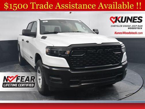 Bright White Clearcoat 2026 RAM 1500 Tradesman