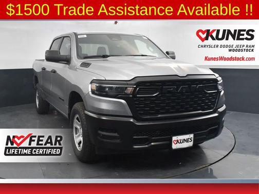 Billet Silver Metallic Clearcoat 2026 RAM 1500 Tradesman