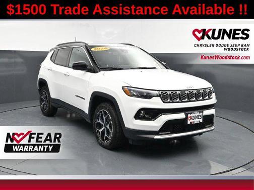 Bright White Clearcoat 2026 Jeep Compass Limited