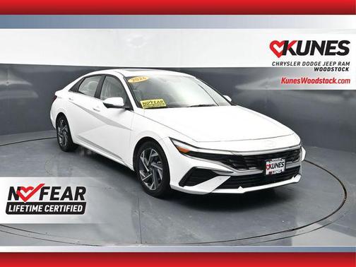 Serenity White 2024 Hyundai ELANTRA Limited