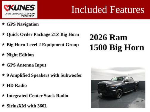 Forged Blue Metallic 2026 RAM 1500 Big Horn/Lone Star